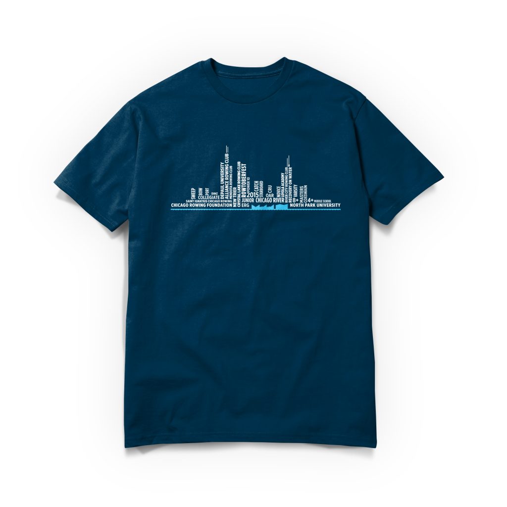 Chicago Rowing Foundation Cityscape tee